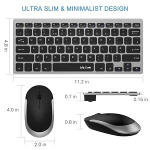 Бездротова клавіатура та миша, Jelly Comb KUT019 2.4G