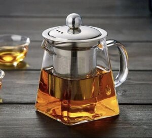Скляний чайник Заварник скляний для чаю 750 мл EDENBERG EB-19022