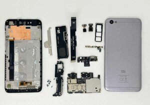 Розбирання телефона Xiaomi Redmi Note 5A шрот, запчастин