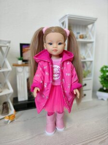 Лялька Manica Paola Reina 13208 у рожевому костюмі з курткою 32 см