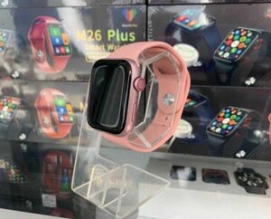 Розумний Смарт годинник Watch М26 + Плюс Apple Watch колір Рожевий