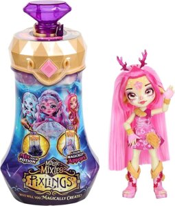 Лялька-сюрприз Magic Mixies Pixlings Deerlee, Пікслінг олень рожева