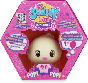 Колекційна інтерактивна лялька My Squishy Little Dumplings Dee /рожева