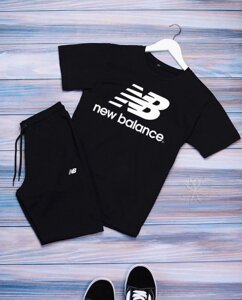 Чоловічий літній комплект (шорти+футболка) NEW BALANCE