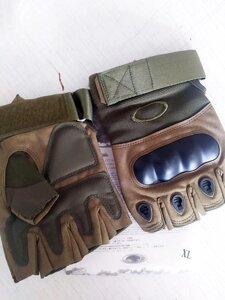 Тактичні рукавички у кольорі олива (для ЗСУ)