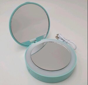 Кишенькове дзеркало для макіяжу з LED-підсвіткою SUNROZ Pocket Mir