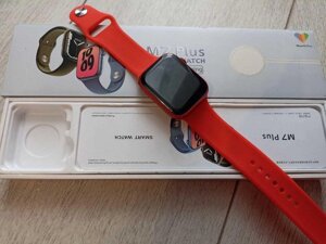 Смарт-годинник Smart watch M7 plus+ Apple Watch колір Червоний!