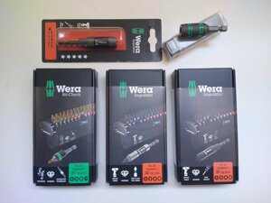Набір біт Wera Impaktor/Diamond BC30 бітотримач