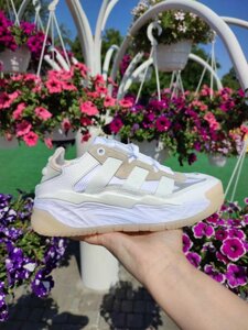 Жіночі кросівки Adidas Niteball white cream шкіра В'єтнам