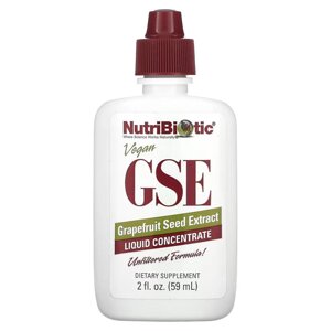 NutriBiotic веганський екстракт насіння грейпфрута GSE концентрат