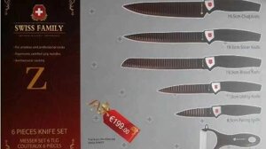 Набір ножів Swiss Family SF 038