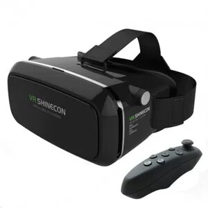 3D окуляри віртуальної реальності VR BOX Shinecon Black з пультом