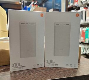 Повербанк Xiaomi Power Bank Mi PB3 30000mAh (PB3018ZM) White