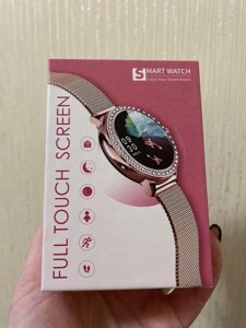 Смарт годинник smart wathc жіночий сріблястий для iOS та Аndroid