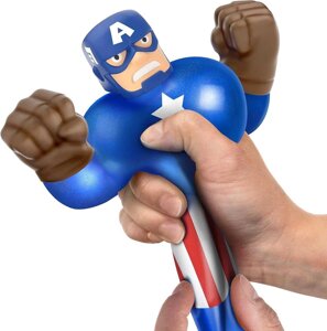 ОРИГІНАЛ! Гуджитсу Капітан Америка Марвел Goo Jit Zu Captain America