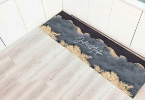Антиковзний килимок для ванної кухні туалету передпокою 120х40 см