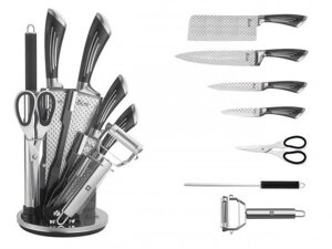 Набір ножів із підставкою 8 предметів German Family Z-Line GF-S10