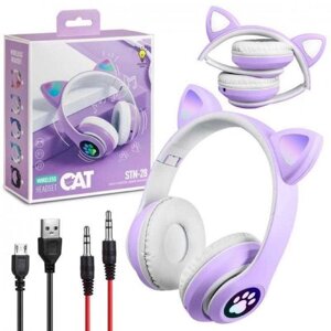 Бездротові навушники Cat STN-28 з котячими вушками