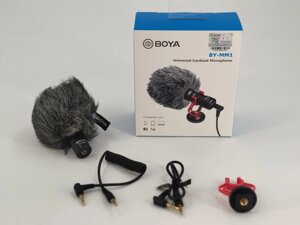 Накамерний мікрофон Boya BY-MM1 для компактних бездзеркальних камер