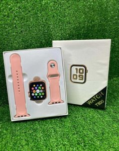 !! Smart Watch Apple band T500 смарт годинник колір Рожевий коп