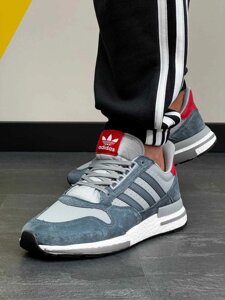 Чоловічі кросівки Adidas ZX500 RM Gray Red