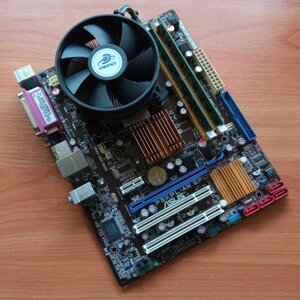 Комплект 4 ядра s775 Intel Core 2 Quad Q9550/DDR2 4GB