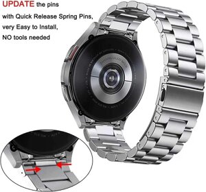 Браслет ремінець для Samsung Galaxy Watch 4/5 42 мм Металевий