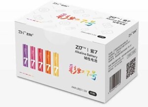 Батарейка Xiaomi ZMI Rainbow ZI7 тип AAA 40 шт. (колірні міні)