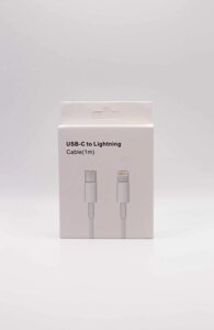 Заряджання, кабель заряджання Original Aplle Type-C, USB-C to Lightning 1m