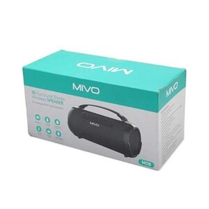 Портативна колонка MIVO M08 (Bluetooth, USB, MicroSD, FM, AUX, Mic)
