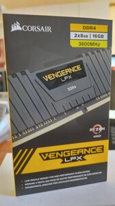 Vengeance LPX Black, 16 ГБ. AMD Ryzen Optimized (CMK16GX4M2Z36000c18).