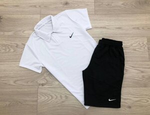 Чоловічий спортивний костюм (Шорти+Футболка) Літній комплект! Nike (Найк)