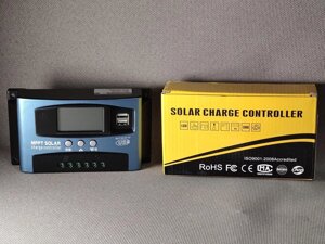 Сонячний морт контролер 50A подвійний USB РК-дисплей