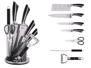 Набір ножів із підставкою 8 предметів German family GF-S11 ножі