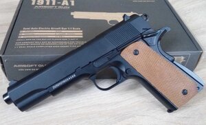 Знижка! Дитячий металевий пістолет Colt 1911 спринговий іграшковий