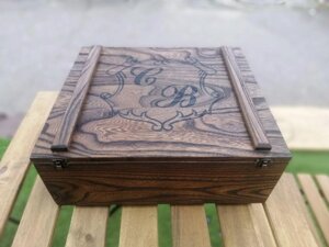 Дерев'яний бокс, дерев'яний подарунковій коробці подарунок
