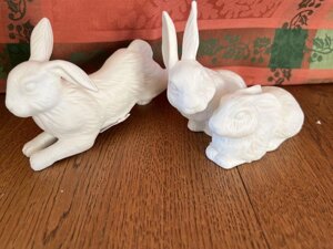 Фігурка кролика порцеляна бісквіт Villetoy&amp, Boch
