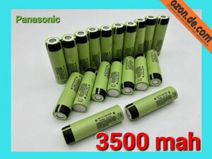 Panasonic NCR18650B Li-ion MH 12383 3400mAh акумулятори для фанарика