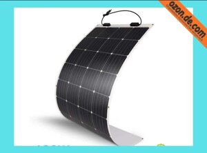 100W ETFE Сонячна та гнучка панель сонячна гнутка панель