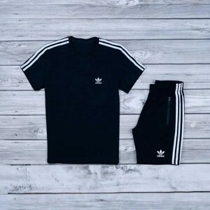 Чоловічий спортивний костюм (шорти+футболка) літній набір! Adidas
