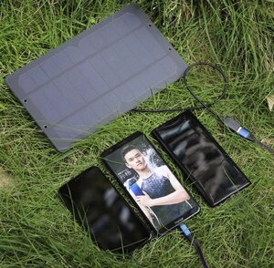 Сонячна панель USB 5В 6Вт для solar powerbank солар павербанку США