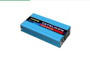 Акція! Безкоштовна доставка! Інвертор 12V-220V Tataliken 1600W