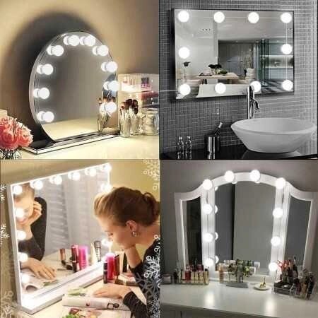 Підсвітка для дзеркала Mirror lights-meet different на 10 LED лампочок від компанії K V I T K A - фото 1
