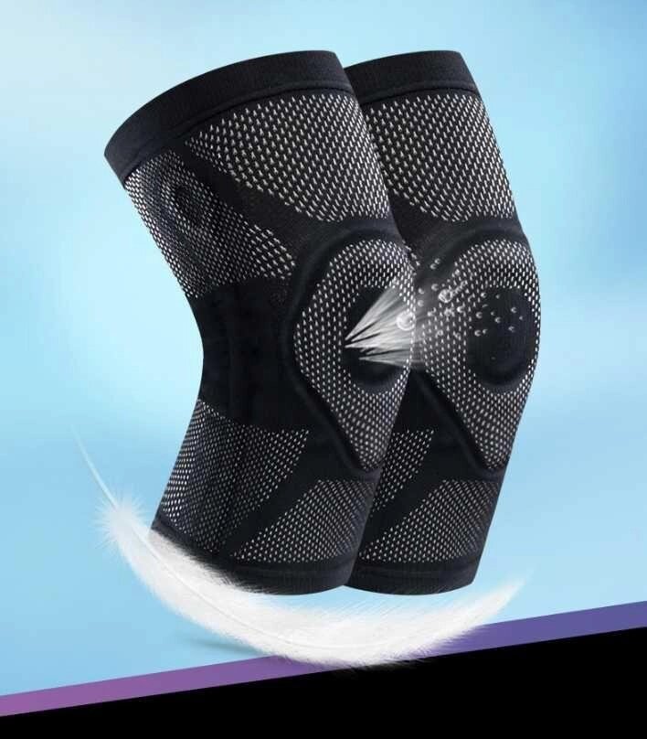 Підтримка коліна наколінник для спорту при травмах копмресійні від компанії K V I T K A - фото 1