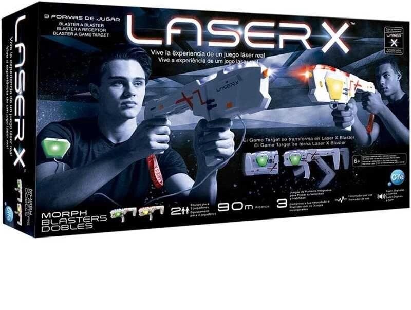 Пістолет лазерний дитячий Laser X від компанії K V I T K A - фото 1