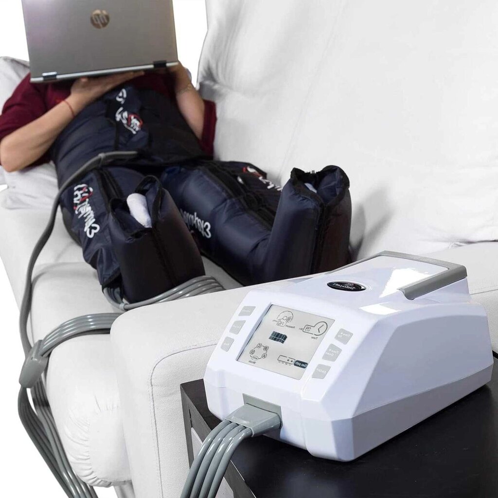 Повітряно-компресійний масажер / Апарат для пресотерапії Deluxe13 від компанії K V I T K A - фото 1