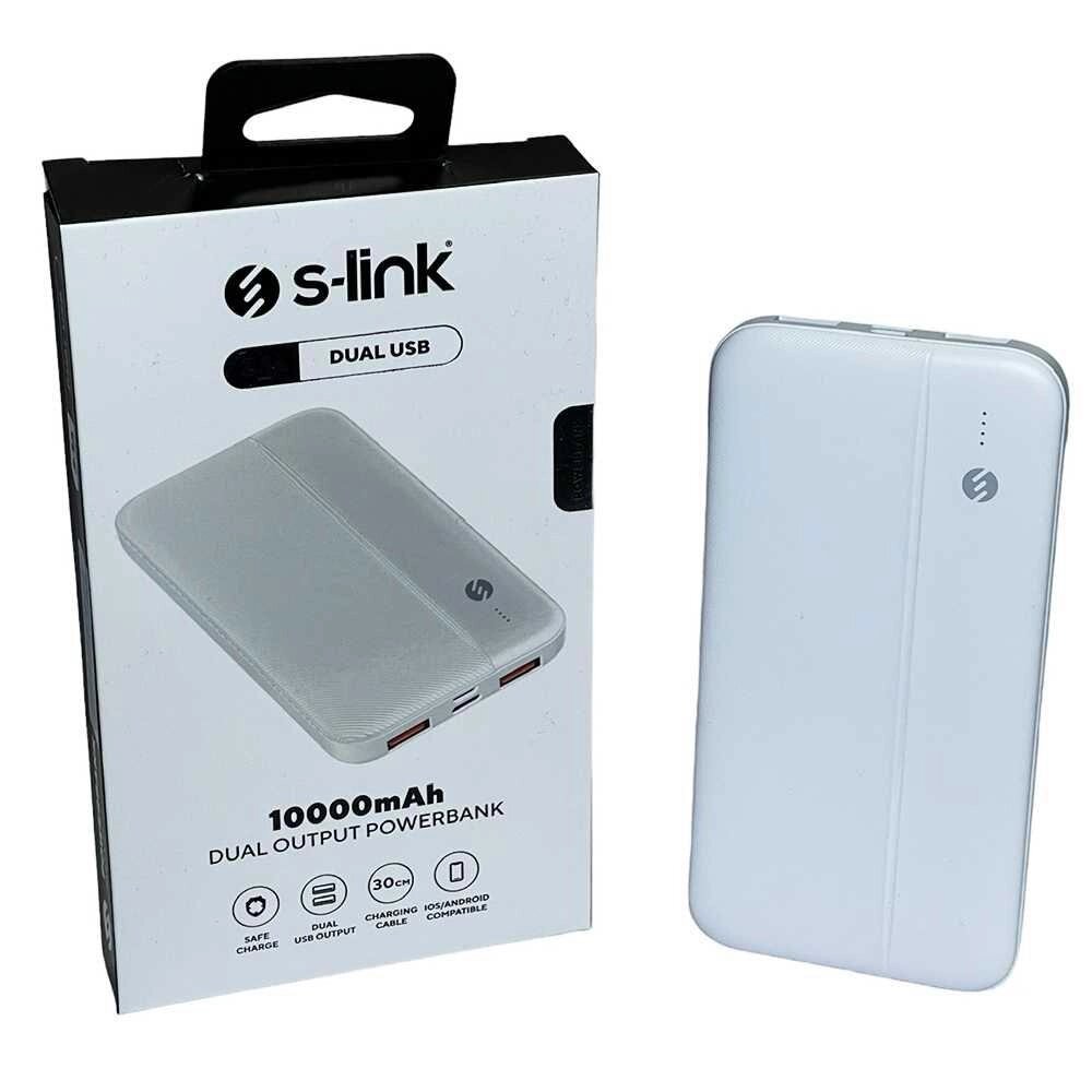 Power Bank Повербанк 10000Mah S-link Xiaomi (павербанк) Baseus Опт від компанії K V I T K A - фото 1