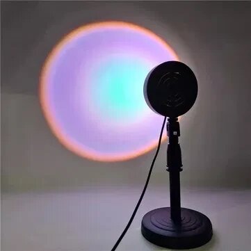 Проекційна лампа SUNSET Tiktok з ефектом заходу сонця / світанку світильник від компанії K V I T K A - фото 1