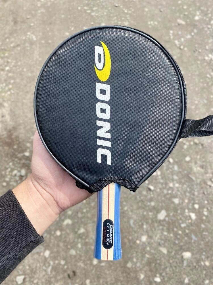 Ракетка для пінг-понгу настольного тенісу Donic + чохол від компанії K V I T K A - фото 1