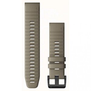 Ремінець Garmin Ремешок для Fenix 6 22mm QuickFit Dark Sandstone Silicone bands (010-12863-02)